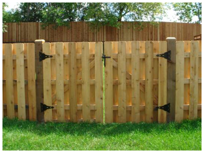 Wood Fence Gate in Arlington Heights, IL